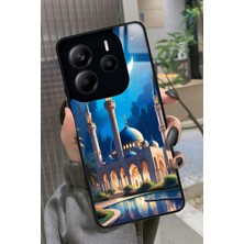 Snacase  Xiaomi Redmi Note 14 Uyumlu Cami Tasarımlı Glossy Silikon Kılıf