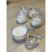 Bernami Kdekoratif Pinterest Hediyelik Mum 5’li Set (Mika Kutuda, Kapaklı)