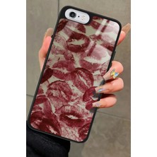 Snacase Apple iPhone 6s Plus Uyumlu Dudak Tasarımlı Parlak Silikon Kılıf