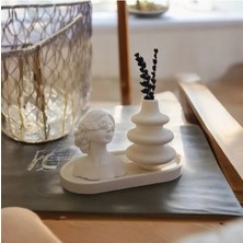 Bernami Mevlüt Pinterest Kadın Figürlü 3'lü Vazo Seti & Dekoratif Obje & Tabak & Modern Vazo & Biblo & Dekoratif Eşya