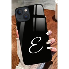 Snacase  Apple iPhone 13 Uyumlu E Harfi Yazılı Parlak Silikon Kılıf