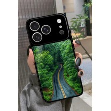 Snacase Apple iPhone 17 Pro Uyumlu Yol Tasarımlı Parlak Silikon Kılıf