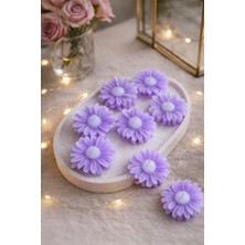 Bernami Mevlüt Pinterest Papatya Çiçeği Mum, El Yapımı Dekoratif Mum 12 Adet