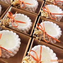 Bernami Mevlüt Pinterest Taş Tozu Burgu Mum Kraft Kutu Nikah, Nişan, Düğün, Isime Özel Etiket Süsleme - 15 Adet