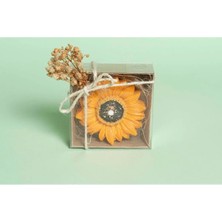 Bernami Dekoratif Pinterest Sim Detaylı Papatya Mum, Dekoratif Hediyeliği, Nişan Hatırası, Dekoratif Hediyelik / 10 Adet