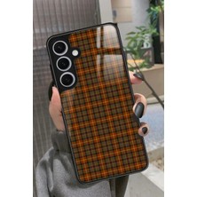 Snacase  Samsung Galaxy S24 Uyumlu Kırmızı Kare Tasarımlı Parlak Silikon Kılıf