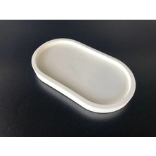 Bernami Mevlüt Pinterest Dekoratif Oval Beyaz Beton Biblo Tabakbeton Takı Tabağı Mum Tabağı Mumluk Organizer