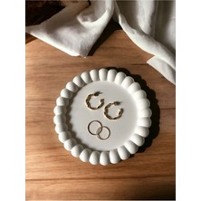 Bernami Şamdan Pinterest Bubble Biblo Tabak, Beyaz Takı Tabağı, Bardak Atlığı