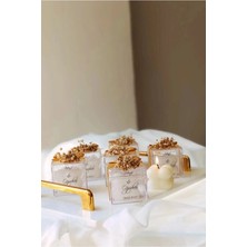 Bernami Mevlüt Pinterest Düğün/nişan/söz/sünnnet/nikah Hediyelikleri / Özel Mevlüt Lüks Mini Çiçekli Bubble Mum - 10 Adet