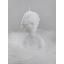 Bernami Kdekoratif Pinterest %100DOĞAL Soyawax Hediyelik Maskeli Kız Mum