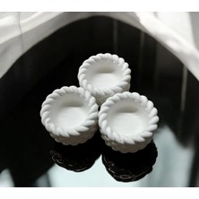 Bernami Mevlüt Pinterest Halat Desenli Mini Kase & Mumluk - 3 Adet