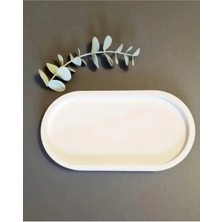 Bernami Mevlüt Pinterest Takı Tabağı Dekoratif Bohem Takılık Organizer Düzenleyici Beton Tepsi Beyaz