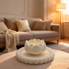 Bernami Mevlüt Pinterest Vanilya Kokulu Dekoratif Tepsili Gül Desenli Mum Seti – Şıklık ve Estetik Dokunuş