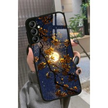 Snacase  Samsung Galaxy M34 Uyumlu Van Gogh Ağaç Tablosu Tasarımlı Parlak Silikon Kılıf
