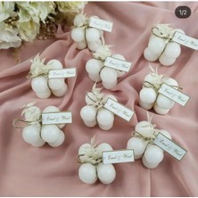 Bernami Mevlüt Pinterest 30 Adet Isme Özel Nişan Hatıralık Beyaz Mini Bubble Mum, Düğün, Mevlüt Hatıralığı