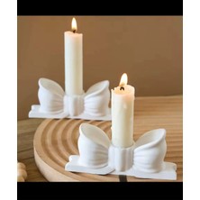 Bernami Kdekoratif Pinterest 2 Li Kurdele Fiyonk Şamdan Mumluk