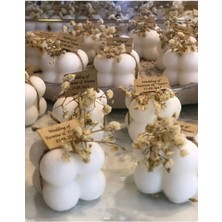 Bernami Kdekoratif Pinterest 20 Adet Süslemeli Mini Bubble Mum