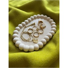 Bernami Kdekoratif Pinterest Modern ve Şık Oval Formlu Dekoratif Takı Tabağı