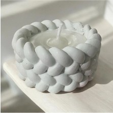 Bernami Şamdan Pinterest 2 Li Burgu Spiral Etkili Beyaz Kokulu Mum