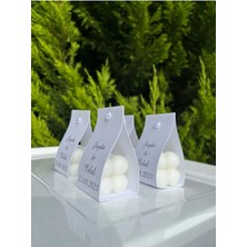 Bernami Kdekoratif Pinterest Beyaz Kişiye Özel Bubble Mum Hediyelikleri Söz,nişan,nikah,nikah Hatırası - 15 Adet