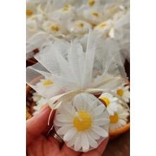 Bernami Dekoratif Pinterest 20 Adet Süslemeli Papatya Mum, Dekoratif Şekeri, Doğum, Sünnet, Dekoratif Nişan Söz, Kına, Hediye