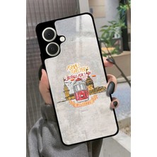 Snacase Tecno Spark Go 2 Uyumlu Van Gogh Mavi Ağaç Tablo Tasarımlı Parlak Silikon Kılıf