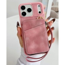 Kılıf House Iphone Uyumlu Fermuarlı Çantalı Deri Cüzdanlı Kılıf