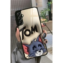 Snacase  Samsung Galaxy A34 Uyumlu Tom And Jerry Tasarımlı Parlak Silikon Kılıf