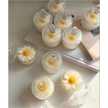 Bernami Mevlüt Pinterest Dekoratif Mum Papatya 1 Adet, Kapağı ile 2 Parçadır