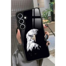 Snacase  Samsung Galaxy S24 Uyumlu Kartal Tasarımlı Parlak Silikon Kılıf