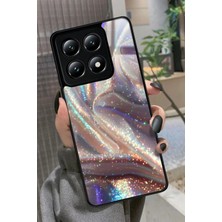 Snacase  Xiaomi Mi 14T Pro Uyumlu Sim Tasarımlı Parlak Silikon Kılıf