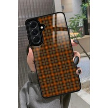 Snacase  Samsung Galaxy A36 Uyumlu Kırmızı Kare Tasarımlı Parlak Silikon Kılıf