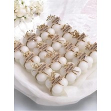 Bernami Kdekoratif Pinterest Hediyelik 10 Adet Süslemeli Bubble Mum, Kdekoratif Şekeri, Doğum, Sünnet, Düğün, Nişan, Söz