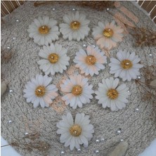 Bernami Mevlüt Pinterest Papatya Mum Altın Yaldız Nişan, Nikah, Doğum Günü, Özel Gün - 10 Adet