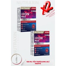 Nutraxin Iron Max 30 Tablet X2 + 100ML Yüz Temizleme Jeli