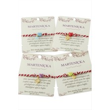 Bijuteri Net Kalp Cam Boncuk Marteniçka Ip Bileklik