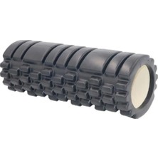 Macgon Foam Roller Masaj Köpüğü Köpük Rulo Yuvarlama Köpüğü - Siyah