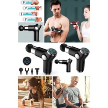 Macgon LCD Dokunmatik Ekran Masaj Tabancası Mini 32 Hız Derin Doku Perküsyon Kas Masaj Aleti Profesyonel