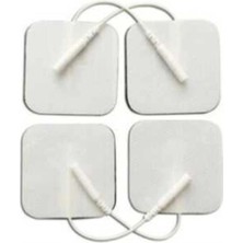 Macgon Tens Cihazı Kablolu Yedek Elektrot 5x5 Tens Pedi 4 Lü Elektrod