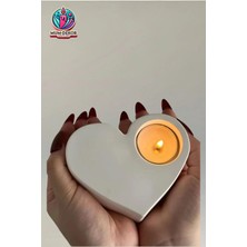 Bernami Şamdan Pinterest Kalpli Biblo Tealıght Mumluk