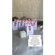 Bernami Şamdan Pinterest Minnie Mouse Pembe Mum Hediyelik, Doğum Günü Bebek Hediyeliği 6 Adet