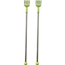 Macgon Yeşil Metal Saplı Sırt Kayışıcı Sırt Kaşıma Çubuğu 42 cm