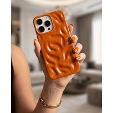 Kılıf House Iphone Uyumlu Dalga Görünümlü Parlak Silikon Kılıf