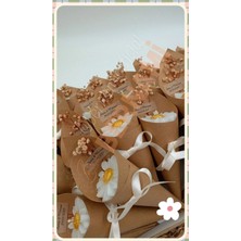 Bernami Mevlüt Pinterest Kişiye Özel Düğün|nişan|söz|kına|sünnet| Hediyelik Vanilya Kokulu Papatya Mum Buket -15 Adet