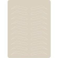 Özgürce Kalıcı Makyaj Eğitim Pudralı Lateks Kaş Şablonlu, 1 Adet