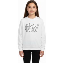 Baglan Kız Çocuk Baskılı Sweatshirt BGL-ST05267