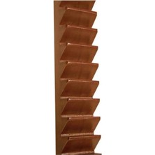 Macgon Duvara Monte 130X7 cm Ahşap Parmak Merdiveni