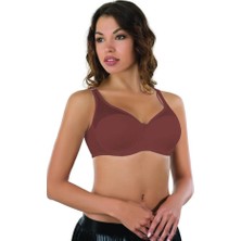 Liyuza Bordo Mı Emay 167D Pedli Tül Toparlayıcı Sütyen