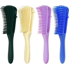 Macgon Sarı Renk Dolaşık Açıcı Masaj Etkili Elektriklenmeyi Önleyen Saç Fırçası/ Tarak