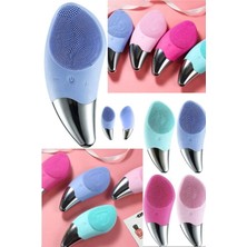 Macgon Şarj Edilebilir Mavi Masaj Aleti Yüz Banyo Spa Bakım Siyah Nokta 5 Modlu Akne Temizleme Fırçası Pro